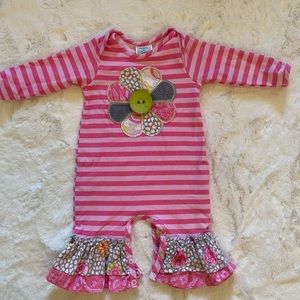 Peaches n’ Cream onesie. Size 3-6 months.